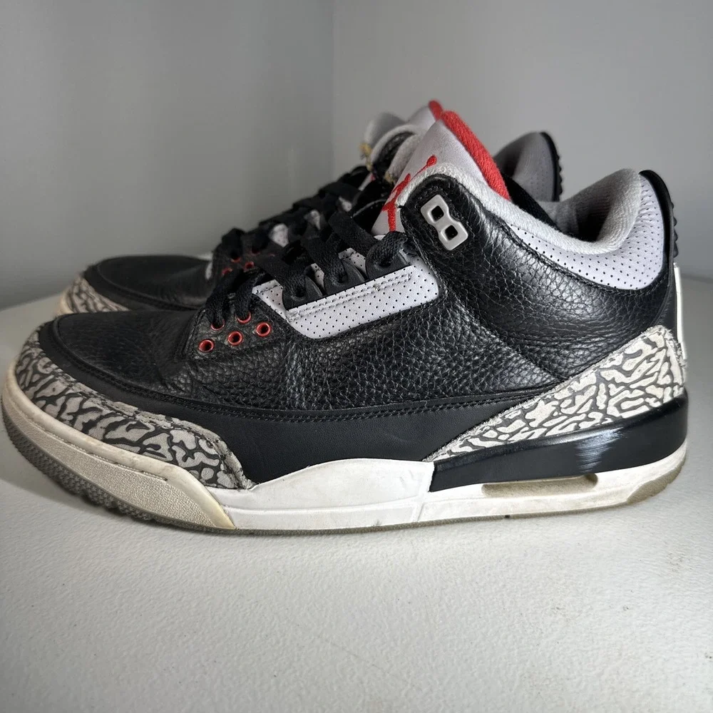 Size 9.5 - Jordan 3 Retro OG Mid Black Cement‎ ( 854262-001)